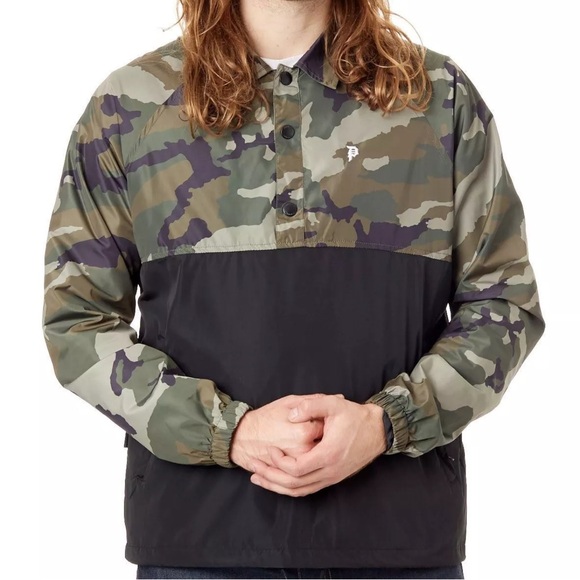 PRIMITIVE Mens Anorak Coach Windbreaker - Picture 5 of 5